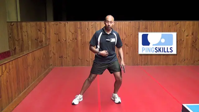 Basic Stance in Table Tennis