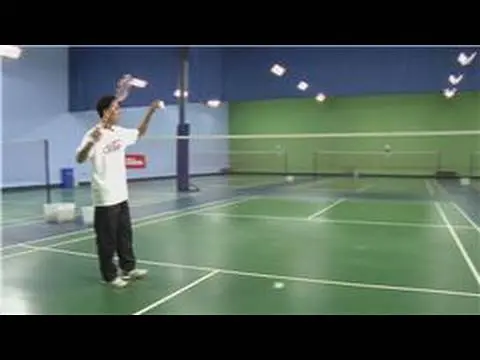 Badminton : How to Hit a High, Deep Serve in Badminton