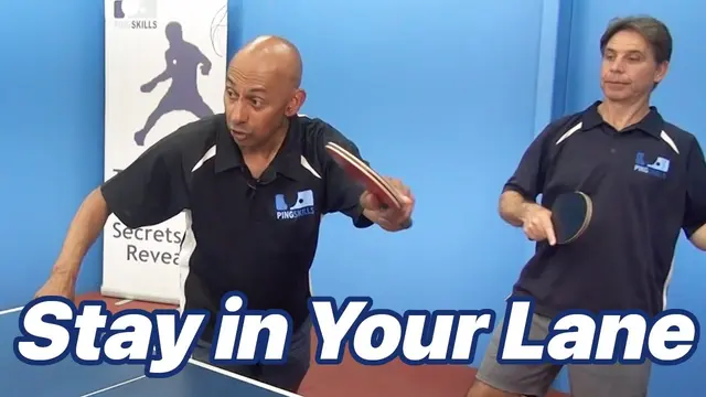 Stay in Your Lane Doubles: A New Table Tennis Game