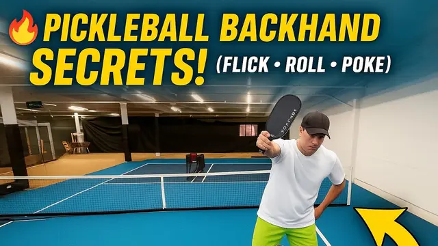 Pickleball Backhand Secrets: Master Roll, Flick & Poke FAST!