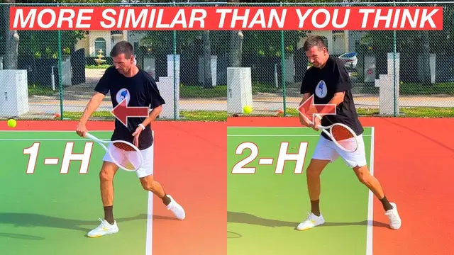 Similarities Between the One-Handed & Two-Handed Backhand | Tennis Technique