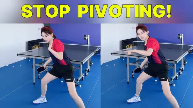 STOP Pivoting! (Do THIS Instead) - Best Table Tennis Footwork for Amateurs
