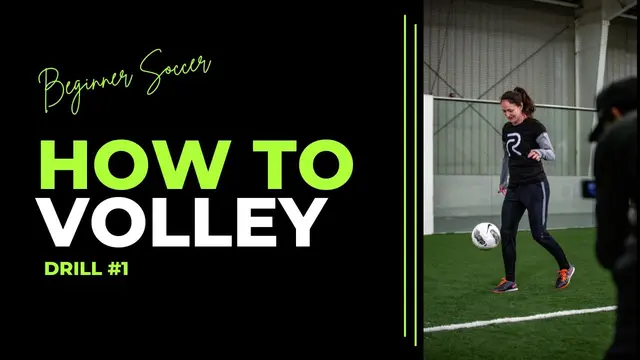 How to Volley - DRILL #1 - Beginner Soccer Skills
