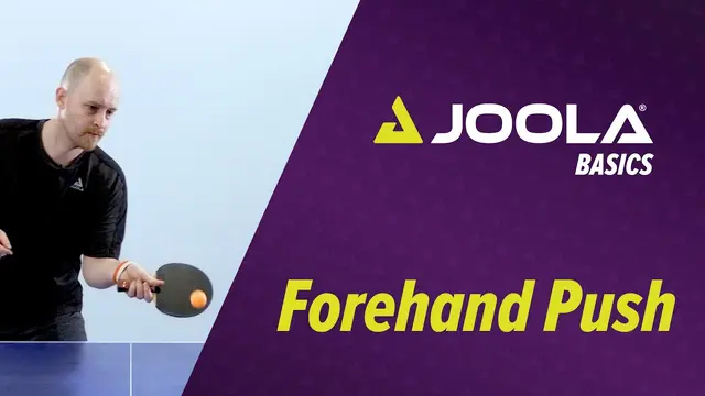 Learn How to Do a Forehand Push in Table Tennis | JOOLA Basics