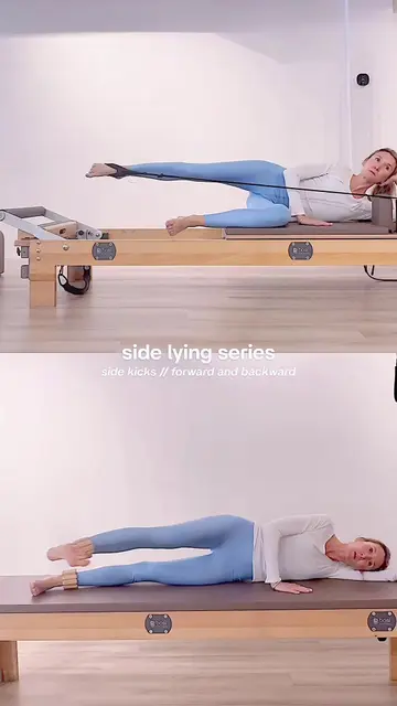 Pilates Side Lying Series: Reformer & Mat for Pelvic Control | TikTok