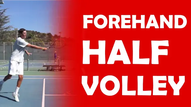 Forehand Half Volley Technique | HALF VOLLEY