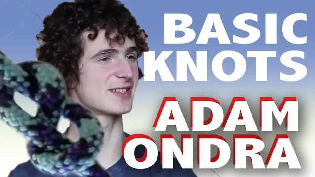 Rock Climbing Techniques—Knots and harness for beginners (feat. Adam Ondra)