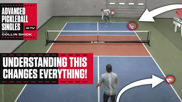 How & When To Go To the Net: Pickleball Singles with Collin Shick