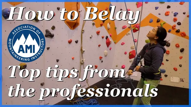 How to belay - bottom/ top rope belaying