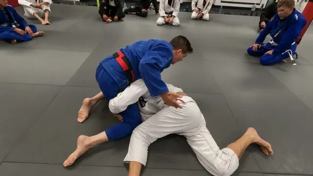 Dual threat in escaping side control