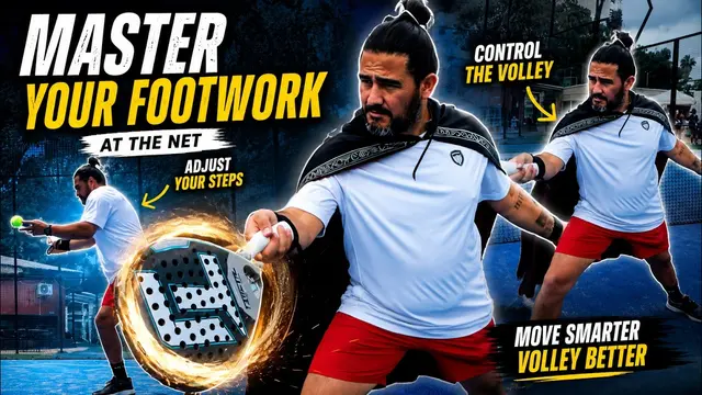 Master Your Net Footwork in Padel | Control the Volley Like a Pro