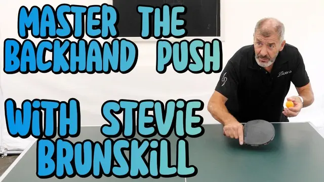 Master the Backhand Push | Table Tennis Tips