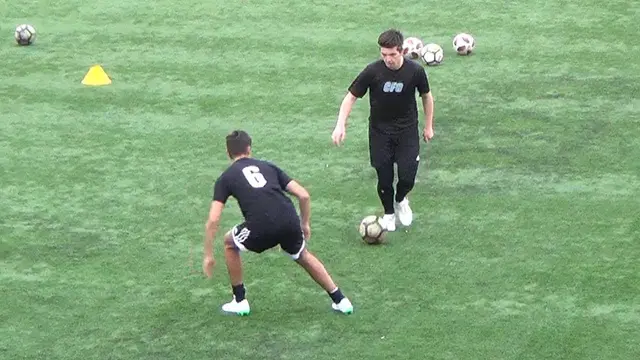 Rotating 1v1 Defending Drill.