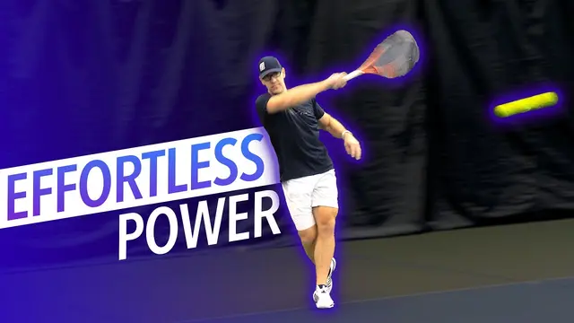 The Key to Effortless Forehand POWER (tennis lesson)
