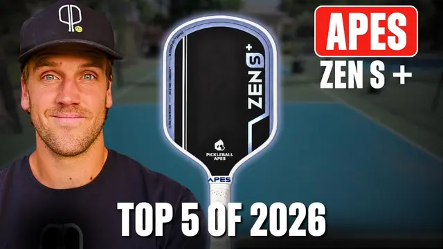 This paddle surprised me. Pickleball Apes Zen S + Review | On court drill & play test