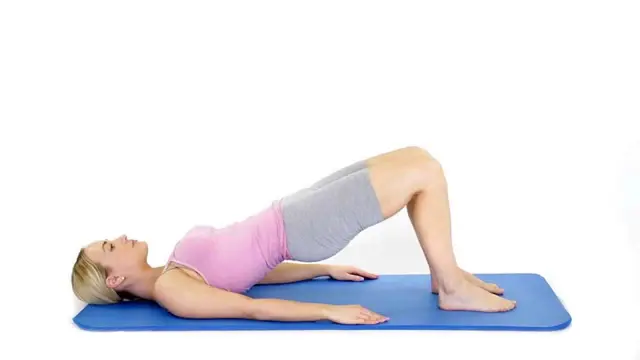 Pilates Shoulder bridge Spine curls