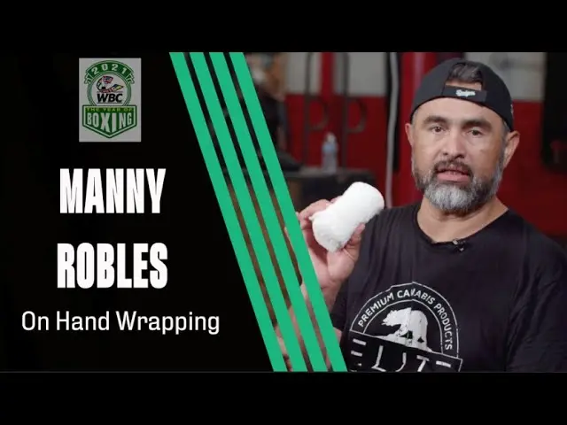 Manny Robles on hand wrapping, WBC Films