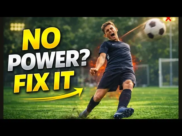 Why Your Shots Are Weak In Soccer (Fix Your Shooting Technique)