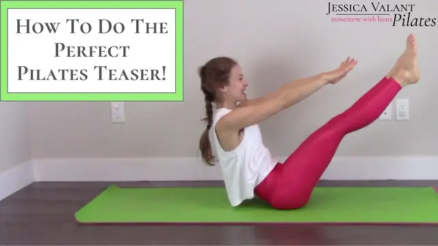 Pilates Teaser Tutorial - 10 Minute Pilates Abs Workout!