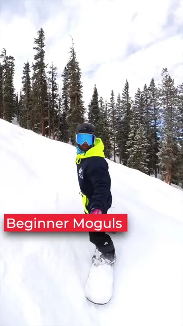 How to ride moguls on a snowboard beginner, intermediate and ...
