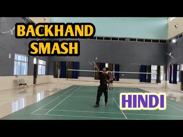 How to hit a backhand smash in badminton. BACKHAND SMASH TECHNIQUES STEP BY STEP...easy backhand ...