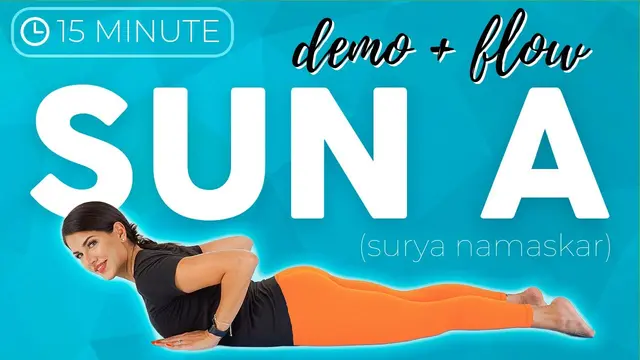 Yoga for Beginners Flow 🙏🏼 Sun Salutation A | Surya Namaskar