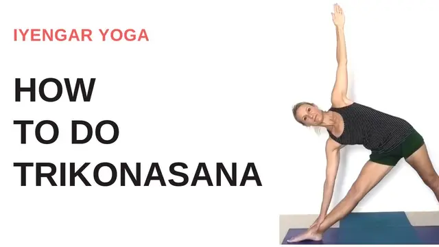 How to do TRIANGLE POSE (Trikonasana) | step by step | Iyengar Yoga