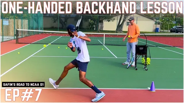 One-Handed Backhand Lesson | Safin’s Road To D1 EP#7