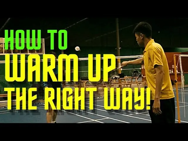 The BEST Way To WARM UP For A BETTER Badminton Match Next Time!
