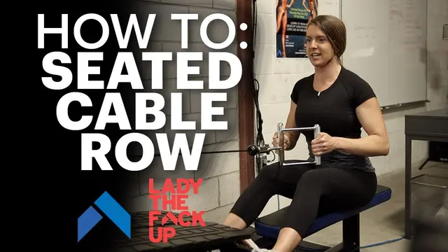 Seated Cable Row: How to