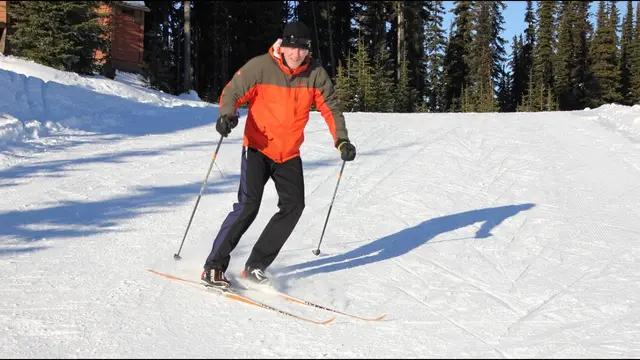 Learning the Hockey Stop on Cross Country Skis