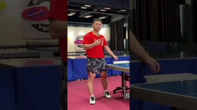The key to the reverse sidespin serve is heavy spin #tabletennis #pingpong