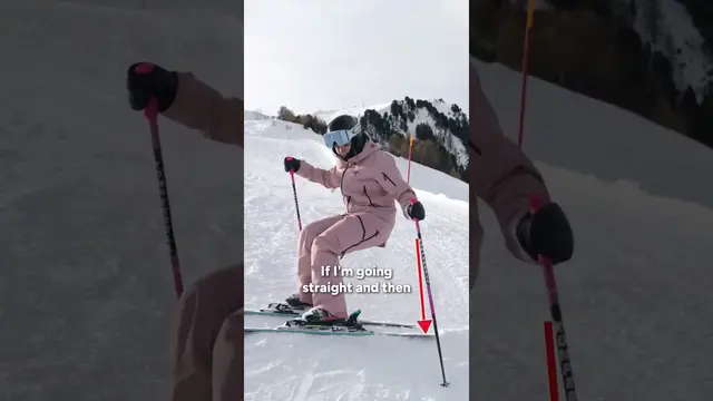 It’s time to learn how to hockey stop on skis ⛷️