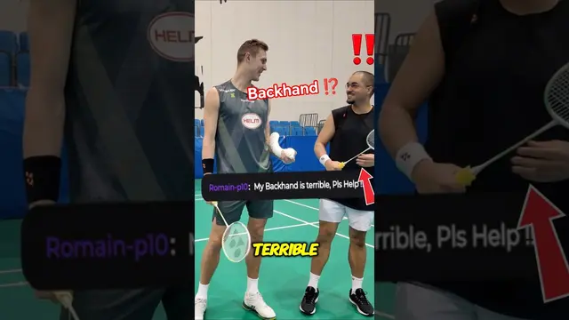 ⚠️Fix your Backhand Clear ✅🏸 #badminton #axelsen #backhand