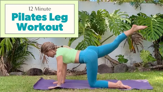 12 Minute Booty Workout - Pilates for Legs Workout at Home!
