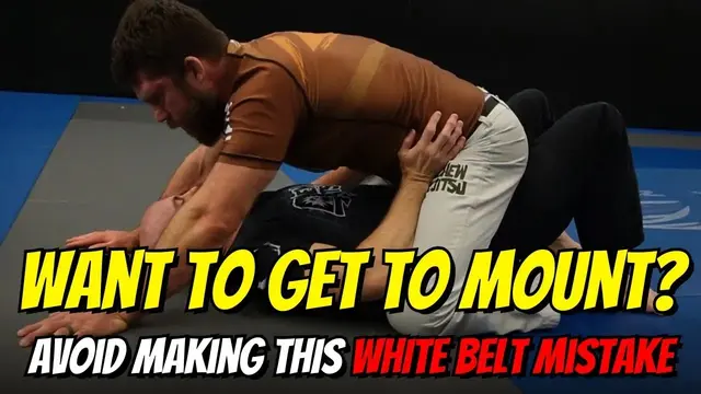 Side Control to Mount Transition for White Belts (Avoid 2 Costly Mistakes!)