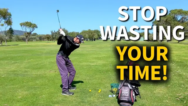 GOLF PRACTICE at the DRIVING RANGE