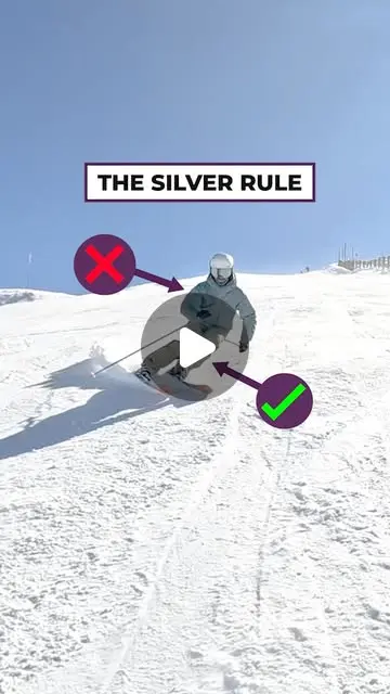 Just uploaded a new tutorial - The Silver Rule of Skiing Technique