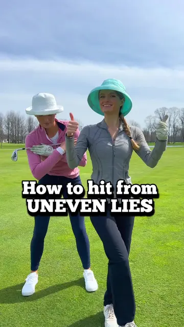 Tips for Hitting from Uneven Lies in Golf - TikTok