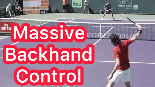 Gain Massive One Handed Backhand Control (Pro Tennis Technique)