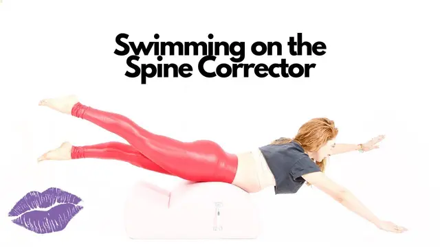 Swimming on the Spine Corrector | Online Pilates Classes