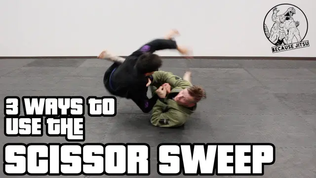 3 Ways To Use The Scissor Sweep - Drew Weatherhead Brazilian Jiu Jitsu