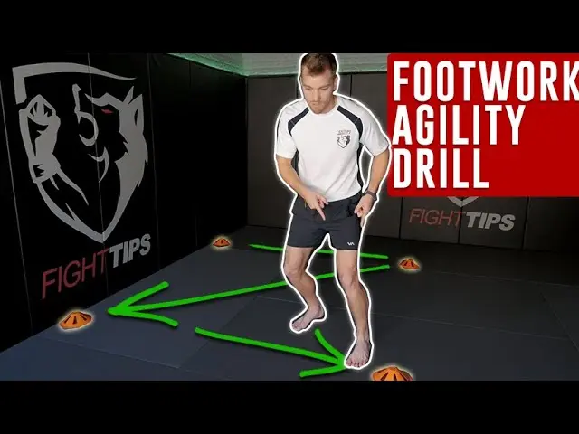 Footwork Drill for Increased Agility & Cutting Off the Ring