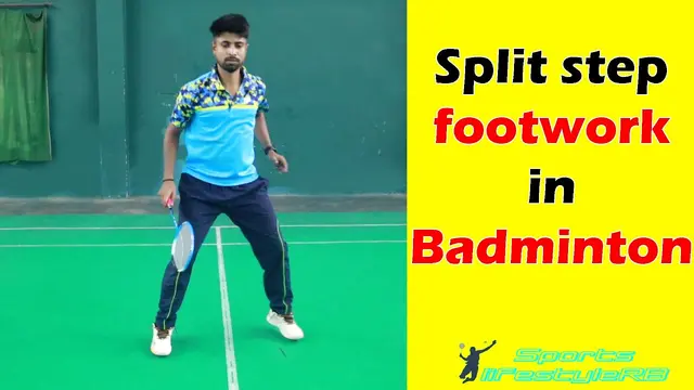 Badminton Footwork - Split step tutorial in badminton #badminton