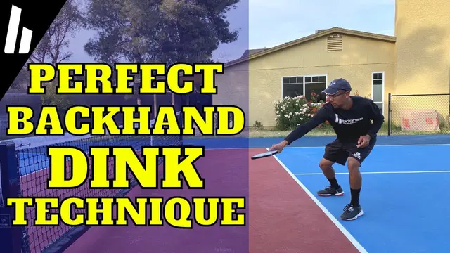 Backhand Dink Technique | Briones Pickleball