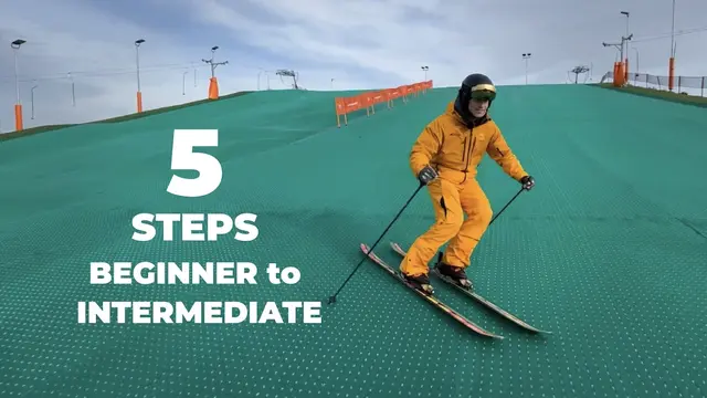 5 STEPS // From nervous beginner to confident parallel skier
