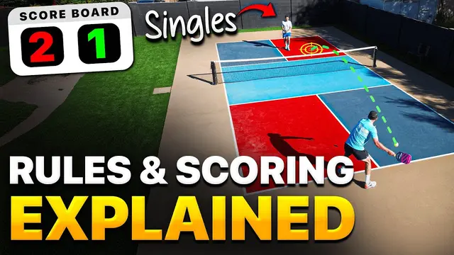 Pickleball SINGLES Rules Breakdown