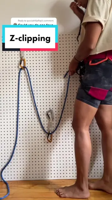 Reply to @gucciphilipflop Part 1: what is z-clipping #leadclimbing #l...