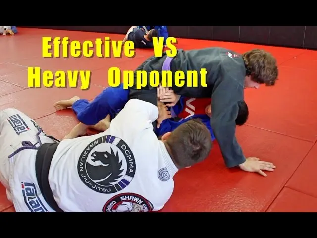 Foot Slide BJJ Mount Escape w/ Coaching (Great VS Heavy People)