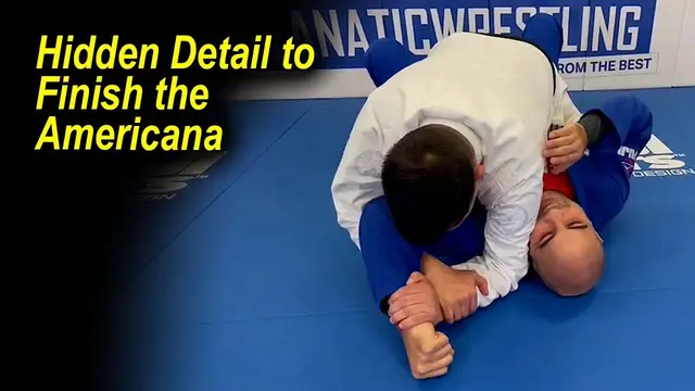 Learn A Hidden Detail To Finish The Americana by Henry Akins (Rickson Gracie Black Belt)